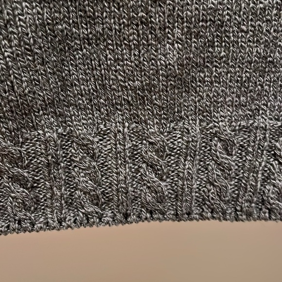 Knit sleeveless vest Small new never worn zipper front closure cotton/acrylic - Picture 5 of 5